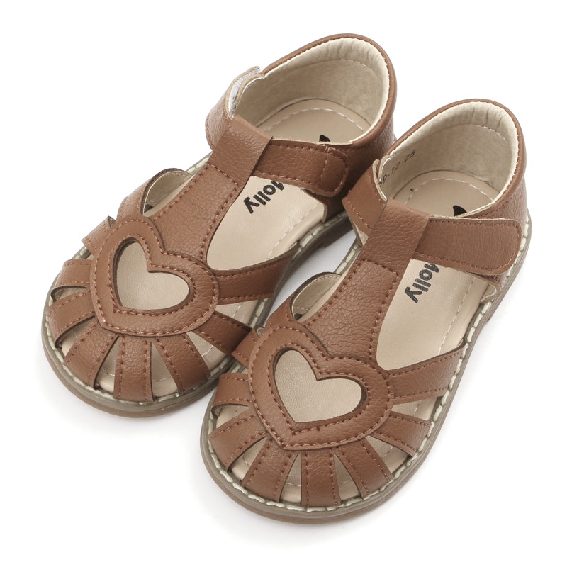 Sandals with a heart from BB. Molly (Brown)